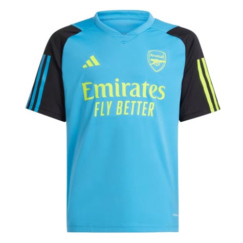 2023-2024 Arsenal Training Jersey (Pulse Blue) - Kids (Martinelli 11)