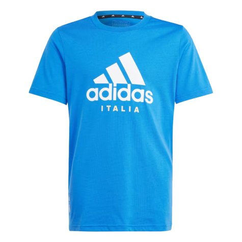 2024-2025 Italy DNA Tee (Blue) - Kids (IMMOBILE 17)