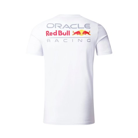 2024 Red Bull Racing Core Tee Full Colour Logo Tee (White)