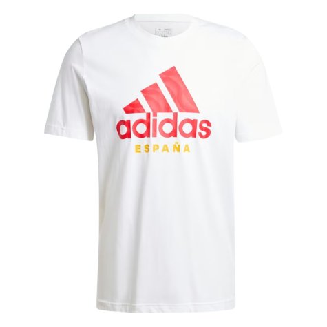 2024-2025 Spain DNA Graphic Tee (White) (Lamine Yamal 17)