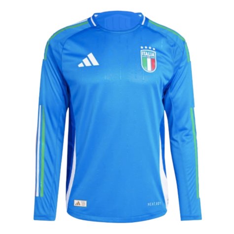 2024-2025 Italy Authentic Long Sleeve Home Shirt (GATTI 6)