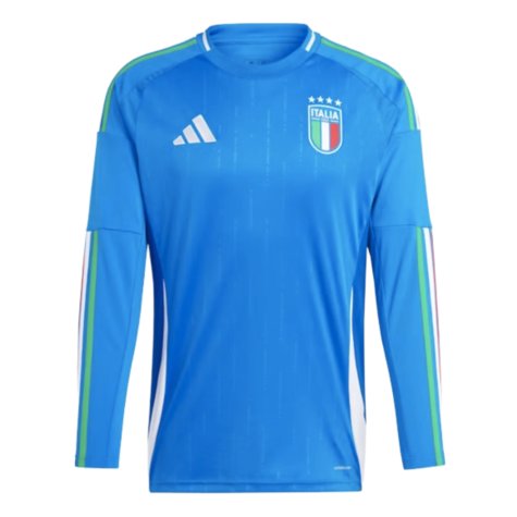 2024-2025 Italy Long Sleeve Home Shirt (GATTI 6)