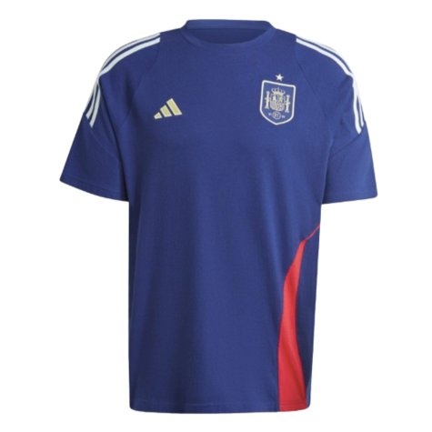 2024-2025 Spain Training Tee (Blue) (Zubimendi 18)