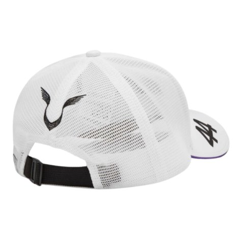 2024 Lewis Hamilton Mercedes Team Trucker Cap (White)