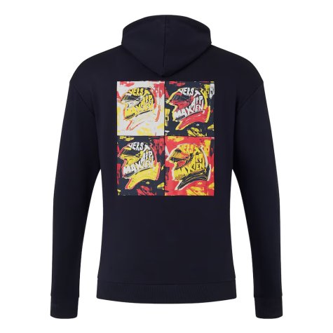 2024 Red Bull Max Verstappen Pop Art Oversized Hoodie (Navy)