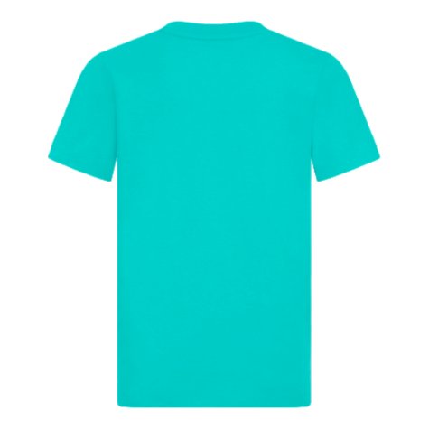 2024 Mercedes Large Logo Tee (Ultra Teal) - Kids