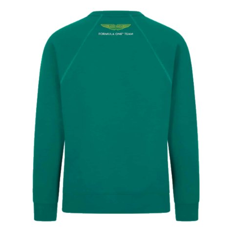 2024 Aston Martin Logo Crew Sweatshirt (Green)