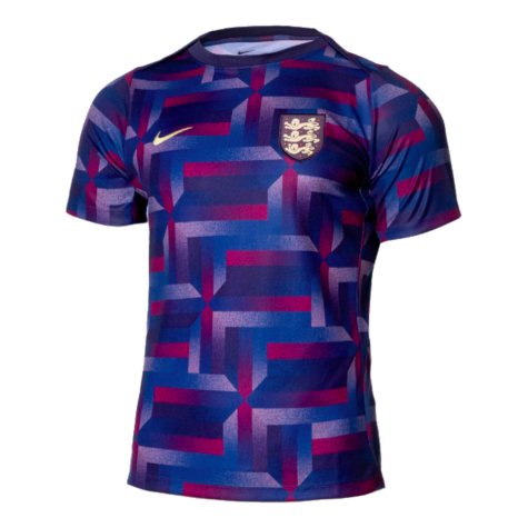 2024-2025 England Academy Pro Pre-Match Shirt (Purple Ink) (Toney 17)