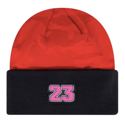 Ducati Team Camo EB Cuff Beanie (Scarlet)