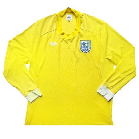 England 2010-11 Goalkeeper Long Sleeve Shirt (M) (Excellent) (Foster 1)