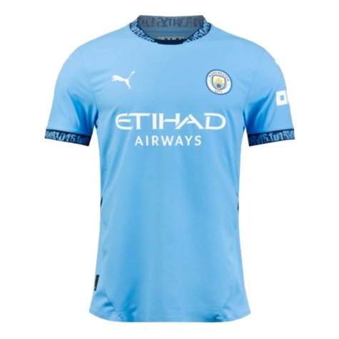 2024-2025 Man City Home Authentic Shirt with packaging (Kelly 9)