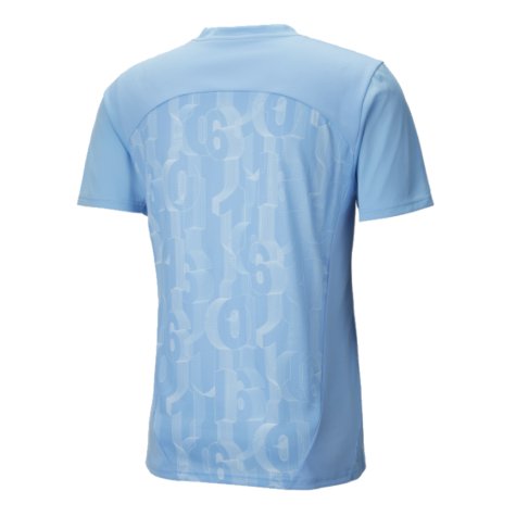 2024-2025 Man City Prematch SS Shirt (Light Blue) (Kun Aguero 10)