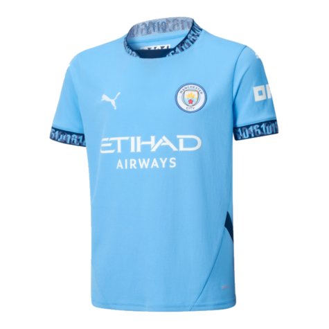 2024-2025 Man City Home Shirt (Kids) (Your Name)