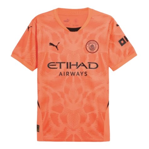 2024-2025 Man City Home Goalkeeper Shirt (Neon Sun) (Hart 1)