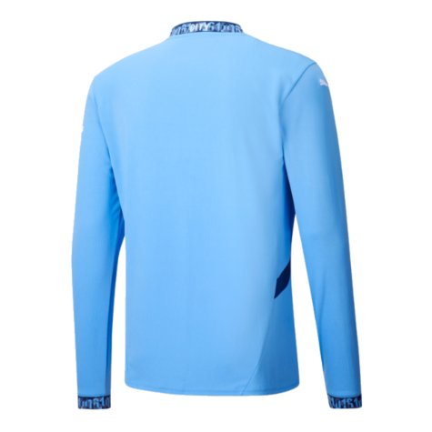 2024-2025 Man City Home Long Sleeve Shirt (Toure Yaya 42)