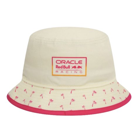 2024 Red Bull Racing Miami Off White Bucket Hat - Medium