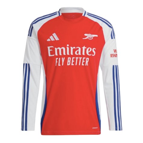 2024-2025 Arsenal Long Sleeve Home Shirt (Trossard 19)