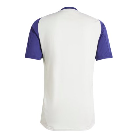 2024-2025 Olympique Lyon Training Jersey (White Tint) (Your Name)