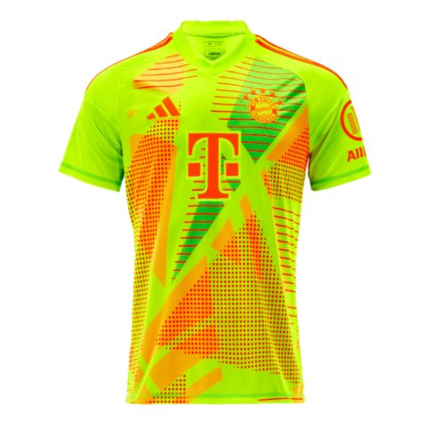 2024-2025 Bayern Munich Home Goalkeeper Shirt (Yellow) (Your Name)