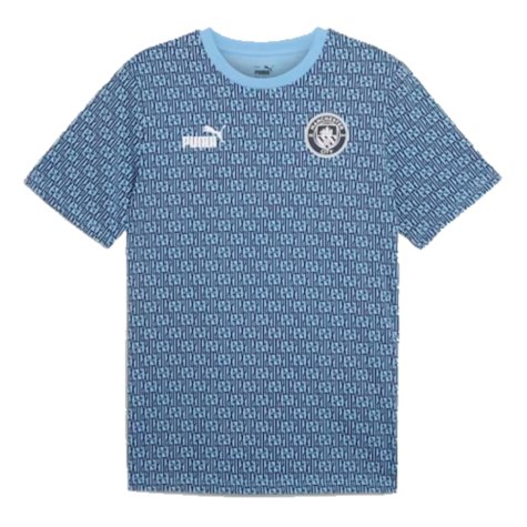 2024-2025 Man City ftblCulture Tee AOP (Navy) (Toure Yaya 42)