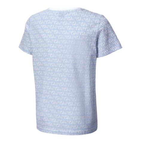 2024-2025 Man City ftblCulture Tee AOP (Light Blue) (Kun Aguero 10)