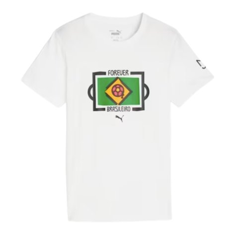 Neymar JR COPA Tee (White) - Kids (Your Name)