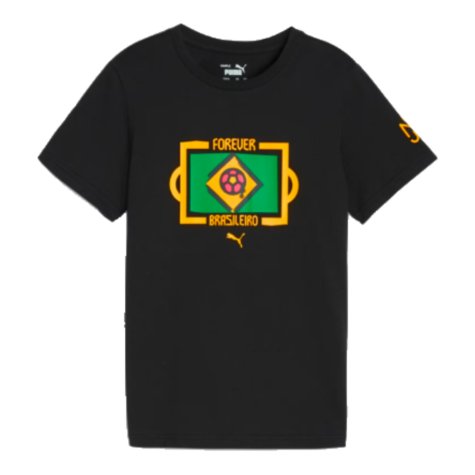 Neymar JR COPA Tee (Black) - Kids (Your Name)