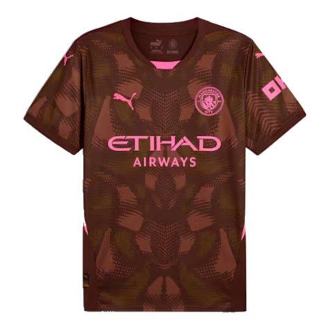 2024-2025 Man City Third Goalkeeper Shirt (Espresso Brown) (Carson 33)