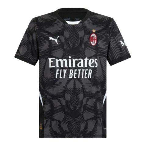 2024-2025 AC Milan Home Goalkeeper Shirt (Black) (M. MAIGNAN 16)