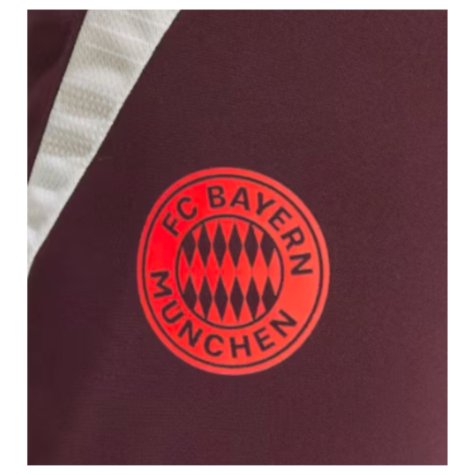 2024-2025 Bayern Munich Training Pants (Shadow Maroon)