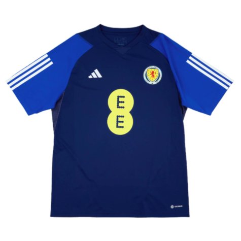 2023-2024 Scotland Player Issue Training Shirt (Navy) (Your Name)