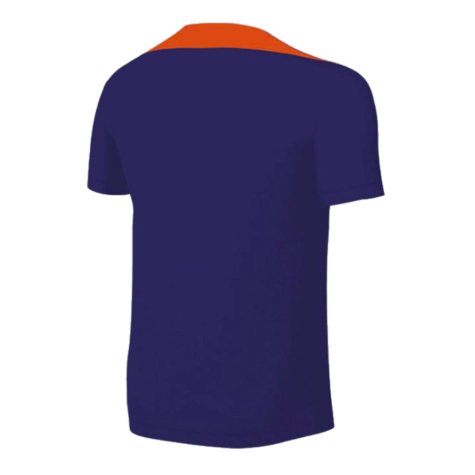 2024-2025 Netherlands Strike Training Shirt (Blue) - Kids (Frimpong 12)