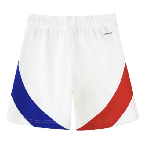 2024-2025 Olympique Lyon Home Shorts (White) - Kids