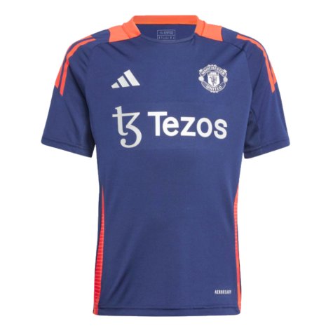 2024-2025 Man Utd Training Jersey (Night Indigo) - Kids (Scholes 18)