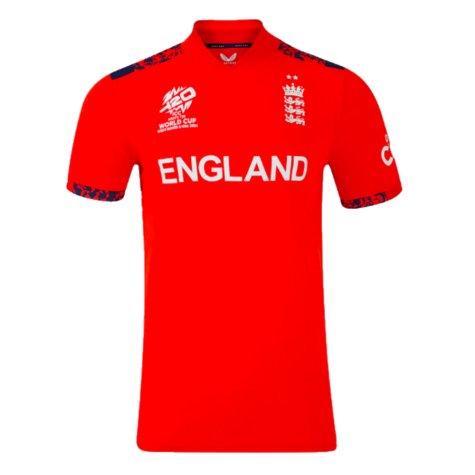 2024 England Cricket T20 World Cup Mens Shirt (Your Name)