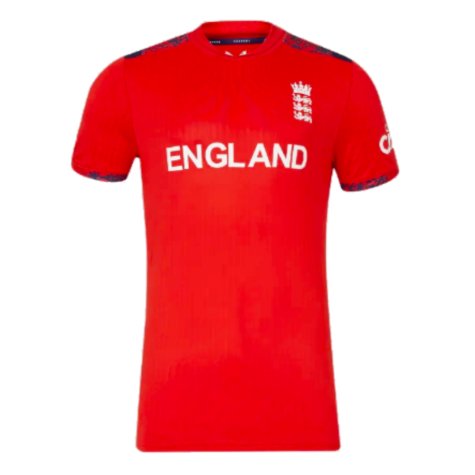 2024 England Cricket T20 Replica S/S T-Shirt - World Cup (Your Name)