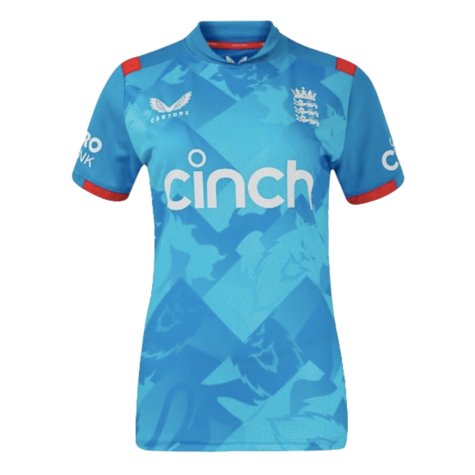 2024-2025 England Cricket ODI Replica S/S T-Shirt (Womens) (Your Name)