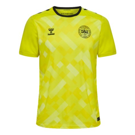 2024-2025 Denmark Home Goalkeeper Shirt (Yellow) (Ronnow 22)