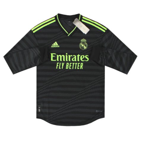 2022-2023 Real Madrid Authentic Long Sleeve Third Shirt (ASENSIO 11)