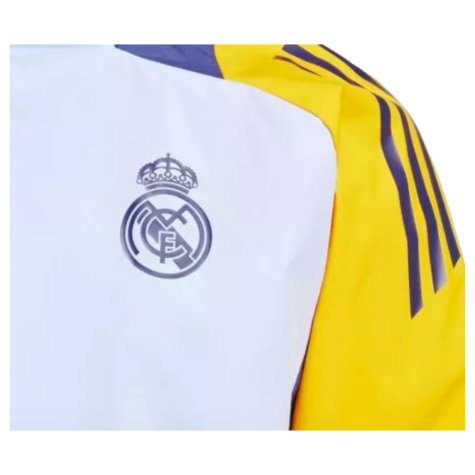 2024-2025 Real Madrid Allweather Jacket (Glow Blue)