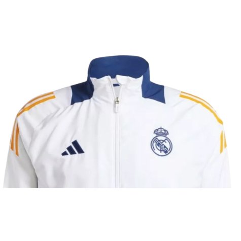 2024-2025 Real Madrid Presentation Jacket (White)