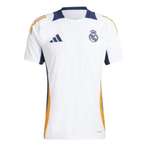 2024-2025 Real Madrid Training Tee (White) (Bellingham 5)