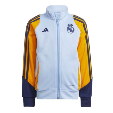 2024-2025 Real Madrid Tracksuit (Glow Blue) - Infants