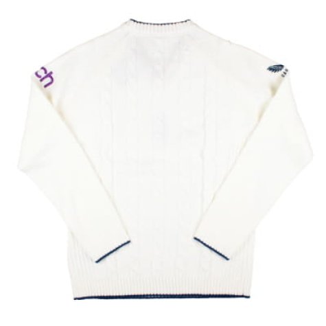 2024-2025 England Test Cricket Knitted Sweatshirt (White)