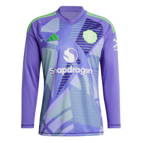 2024-2025 Man Utd Home LS Goalkeeper Shirt (Purple) (Van Der Sar 1)