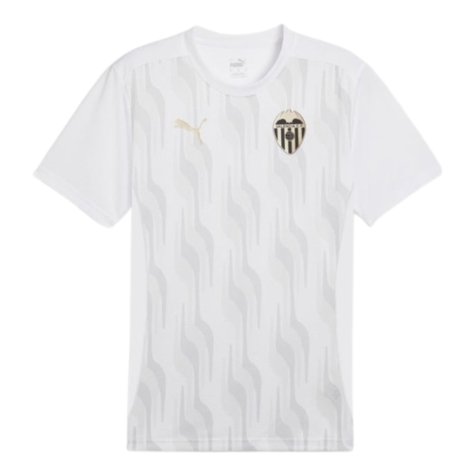 2024-2025 Valencia Pre-Match Shirt (White) (Mata 10)