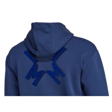 2024-2025 Man Utd Seasonal Doubleknit Hoody (Night Indigo)