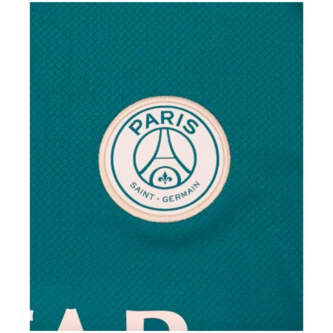 2024-2025 PSG Strike Dri-Fit Training Shirt (Teal) - Kids (Danilo 15)