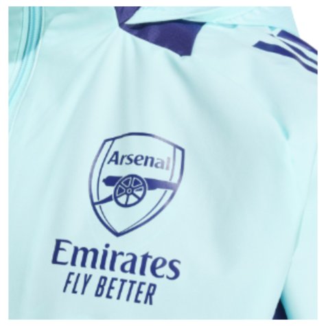 2024-2025 Arsenal Allweather Jacket (Clear Aqua)