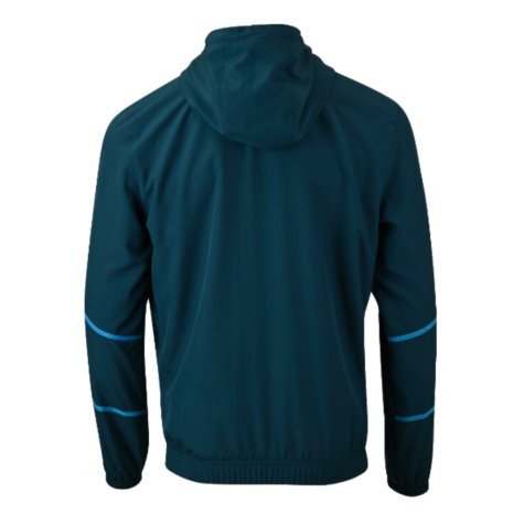 2024-2025 Marseille Prematch Woven Jacket (Blue)